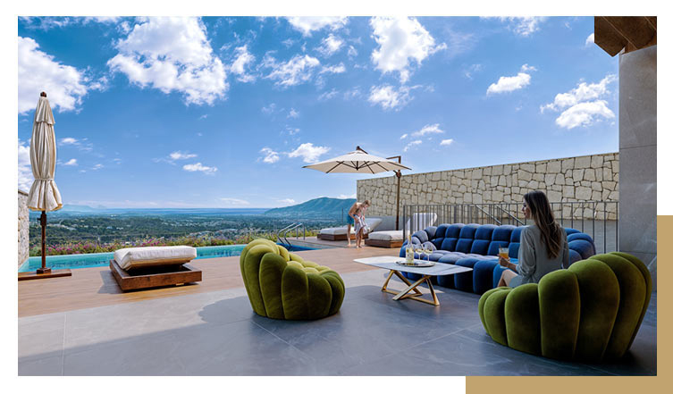 Terrace in Amiral's house